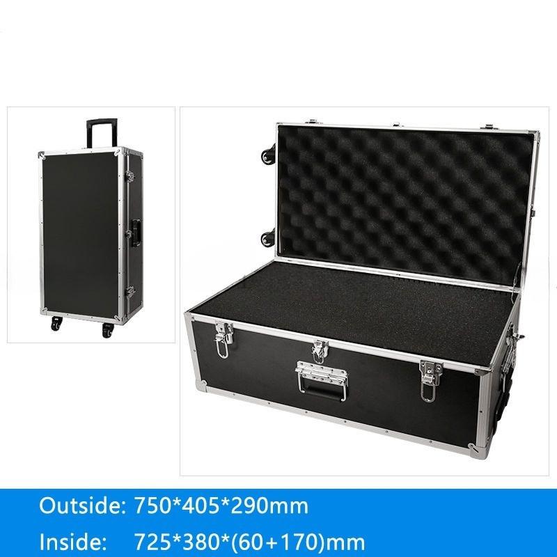 Противоударный чемодан для оборудования, защита инструментов, запираемый багажный отсек, алюминиевый ящик для инструментов на колесах