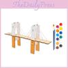 Детский сад Деревянный сборный вантовый мост Ручной набор Когнитивная развивающая игрушка Оптовая продажа
