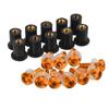 10pcs Motorcycle Windshield Modification Screws for S1000RR 2016-2022 2023 5mm Motorcycle Windshield Bolt Nut (Orange)