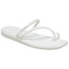 Crocs Простые универсальные противоскользящие шлепанцы Женские сандалии Белые 209862-0WV