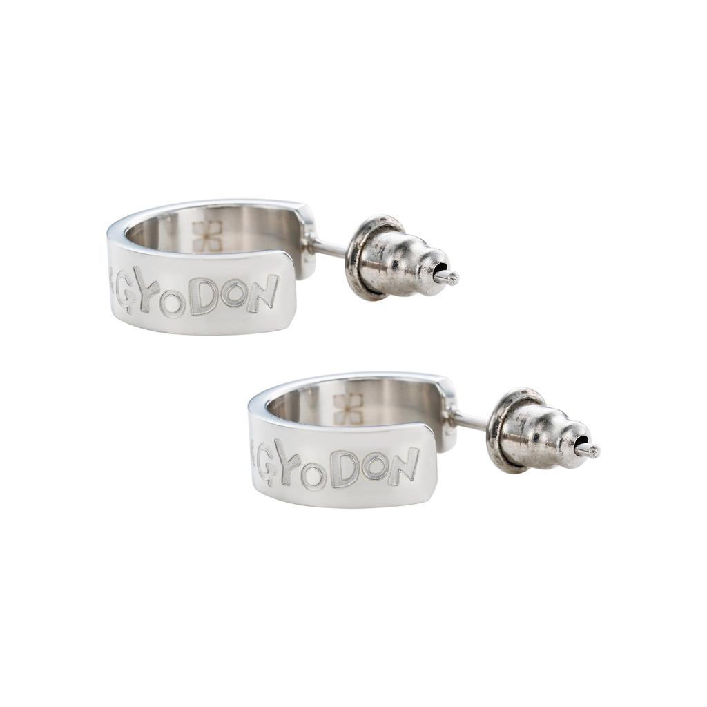 Хангёдон Персонажи Sanrio Серьги из нержавеющей стали Полукольца обе [Белый клевер] (2 шт/для ушей) САСТ-P007SV