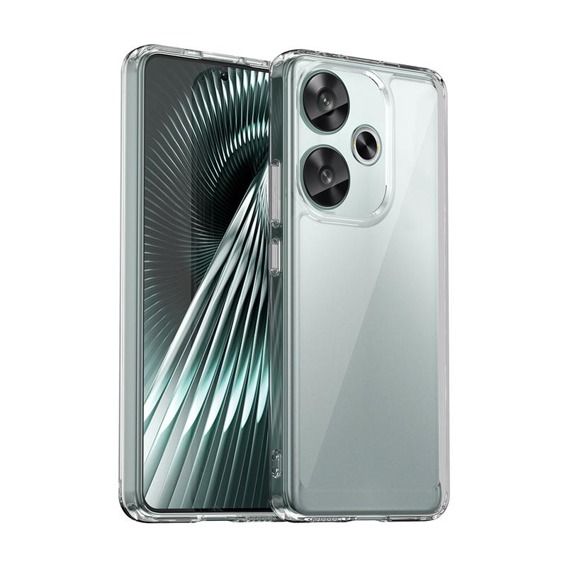 Прозрачный цветной чехол из ТПУ для Xiaomi Poco F6 Pro M6 X6 X5 F5 4G 5G, защитный чехол, рамка, чехол, чехол