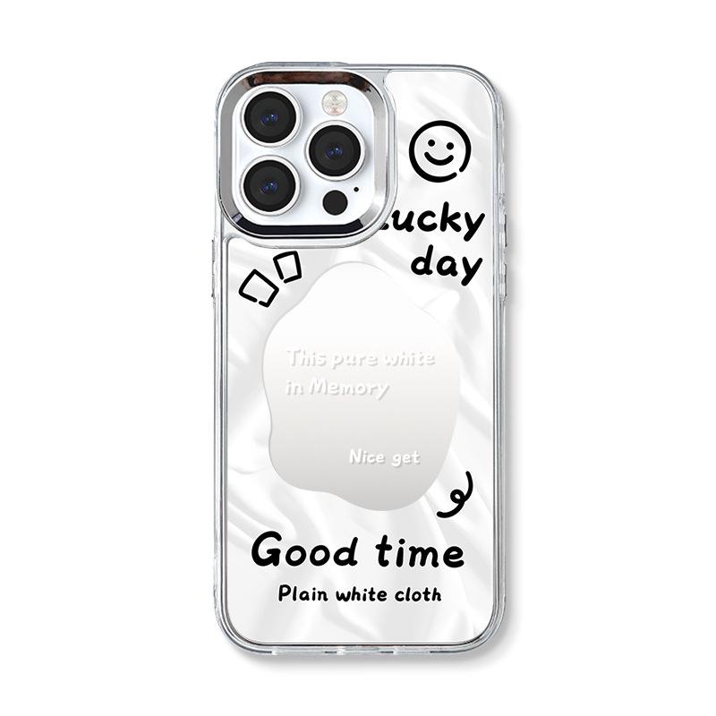 Чехол-зеркало 3-в-1 Zhitai для iPhone 14Pro, 15 и 16 Pro Max с держателем-браслетом