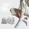 5 Pairs of Women's Autumn and Winter Combed Cotton Mid-calf Women's Loose Opening Sweat-absorbing and Odor-proof Student Cotton Socks
