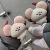 Милый плюшевый брелок в виде кошки, кукла, подвеска для украшения рюкзака для девочки, пушистая мягкая плюшевая игрушка-кошка, брелок для сумки, аксессуары-шармы, подарок