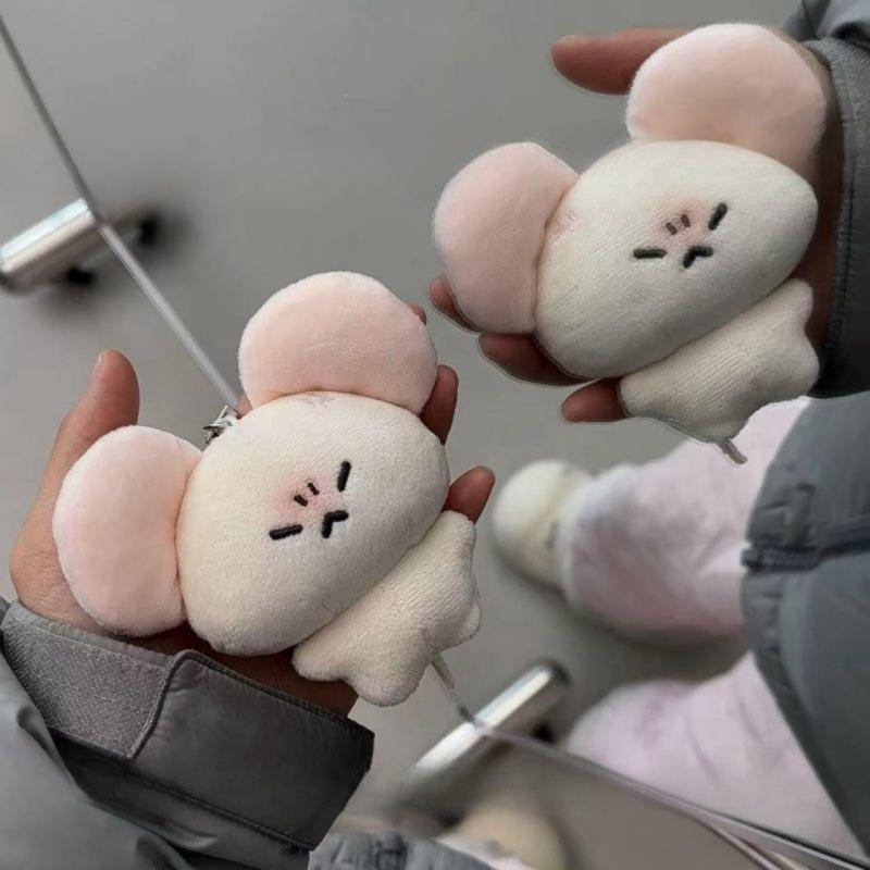 Милый плюшевый брелок в виде кошки, кукла, подвеска для украшения рюкзака для девочки, пушистая мягкая плюшевая игрушка-кошка, брелок для сумки, аксессуары-шармы, подарок
