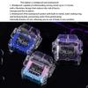 2025 New Transparent Shell Double Arc USB Electronic Lighter TYPE-C Fast Charge COB Lighting Plasma Lighter Electric Waterproof