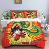 CustomizableDragon Ball Cartoon Print Bedding Set: This soft and comfortable set includes a duvet cover and pillowcases.