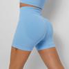 Seamless Yoga Shorts Booty Lifting Push Up Booty Amplify Shorts Women Gym High Waist Shorts Ribbed Workout Fitness Shorts