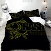 Nash Fishing Logo Duvet Cover Pillowcase Bedding Set Adult Boy Girl Bedroom Decoration Children Gift Single Double Large Size