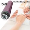 Nail Art Stamp Pen Set 1/4/6Pcs Nail Stamper Kit for DIY Nail Art Designs Nail Stamper Printer for Women Girls Nail Art Stamping Plates Tools Nail