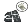 Black for Mercedes Benz GLC X253 C Class W205 CLA GLA A Class  X156 C117 W176 Steering Wheel Button Covers Trim