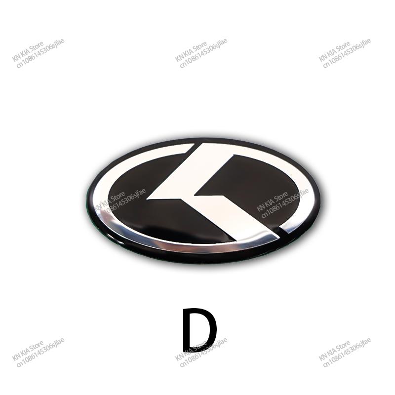 ISFR5 Для KIA EV6 Sorento Niro Stinger Ceed Carnival K5 K9 Soul Carens VQ Caden Логотип Автомобиля Руль Декоративная Наклейка Аксессуары