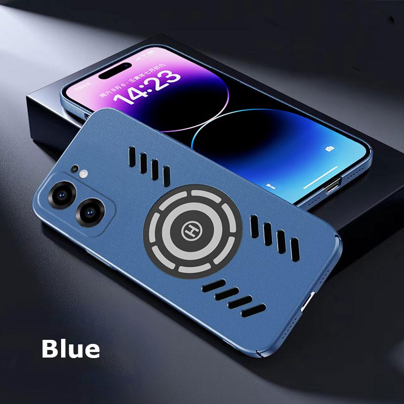 Для vivo iQOO Neo 9 9s 8 7 6 5 SE S Pro Racing Rock Sand Ice Магнитное рассеивание тепла Матовый чехол для ПК с защитой от отпечатков пальцев Дышащий охлаждающий чехол