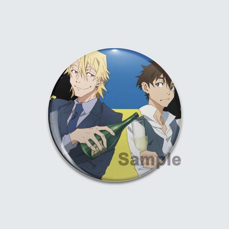 32/44/58mm Great Pretender Pin Round Cartoon Funny Snap-in Brooches for Backpack Cothes Accessories Anime Collection Badge Hat Decoration