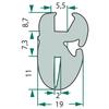 Universal window seal profile 19x27 15