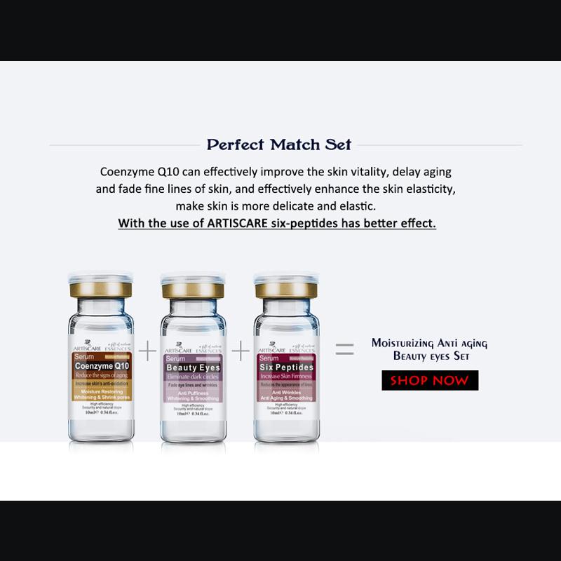 ARTISCARE Сыворотка для лица с коэнзимом Q10, 3 шт./лот, против старения, отбеливание и сужение пор, 10 мл