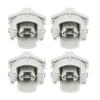4 Pcs Brake Taillight Socket Bracket 34102 S60 003 License Plate Light Bulb Housing for Accord Civic CR‑V Fit Odyssey
