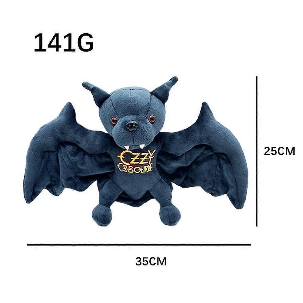 Ozzy Osbourne Bat Plush Ozzy Bat Plushie Soft Stuffed Pillow Doll Decor Toy Fans Memento Gift