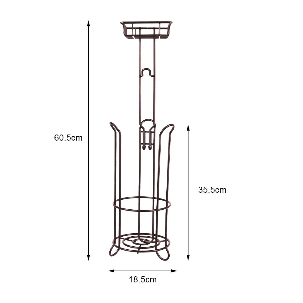 Подставка для бумажных полотенец в рулоне для ванной комнаты, многофункциональная полка для хранения, вертикальная корзина для хранения, держатель туалетной бумаги для телефона, салфеток, нержавеющая сталь
