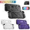 Защитный чехол из ТПУ для Nintendo Switch 2, устойчивый к царапинам, жесткая ПК передняя крышка, эргономичная рукоятка, полностью защитный чехол, аксессуар