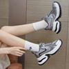 Versatile Thick-soled Women's Spring New High-end Sense Retro Heightening Casual Sports Shoes Women's Summer Breathability