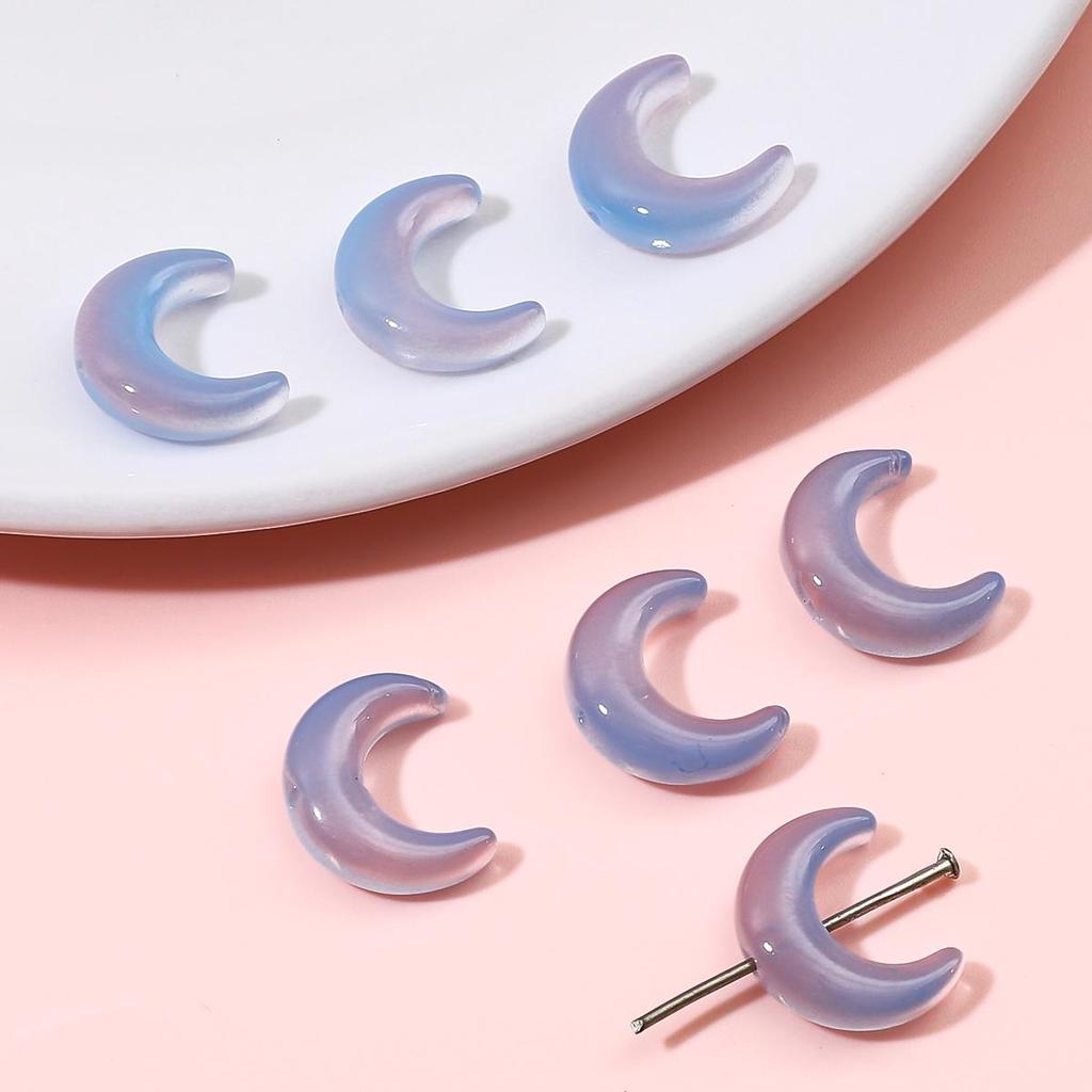 Разноцветные стеклянные бусины в форме полумесяца 15х12мм 10шт. Для изготовления украшений DIY Браслет Ожерелье