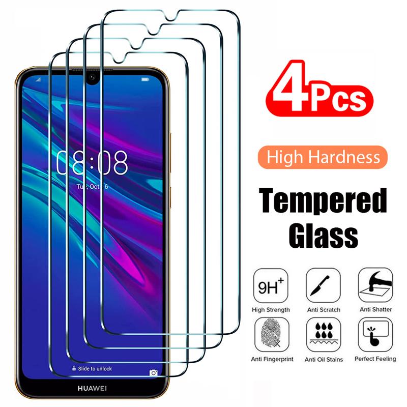 4 шт. закаленное стекло для Huawei P Smart 2019 P Smart ZS 2021 протектор экрана для Huawei P30 Lite P20 Pro P40 Lite E P50 стекло