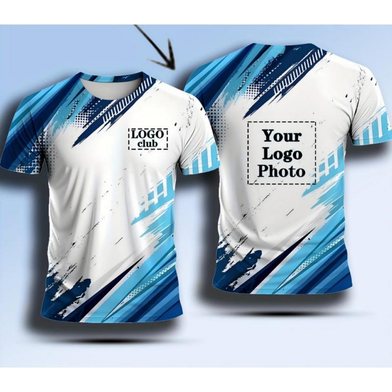 3D Printed Volleyball Jerseys T-shirt For Men Customized Graphic T Shirts Fashion Casual