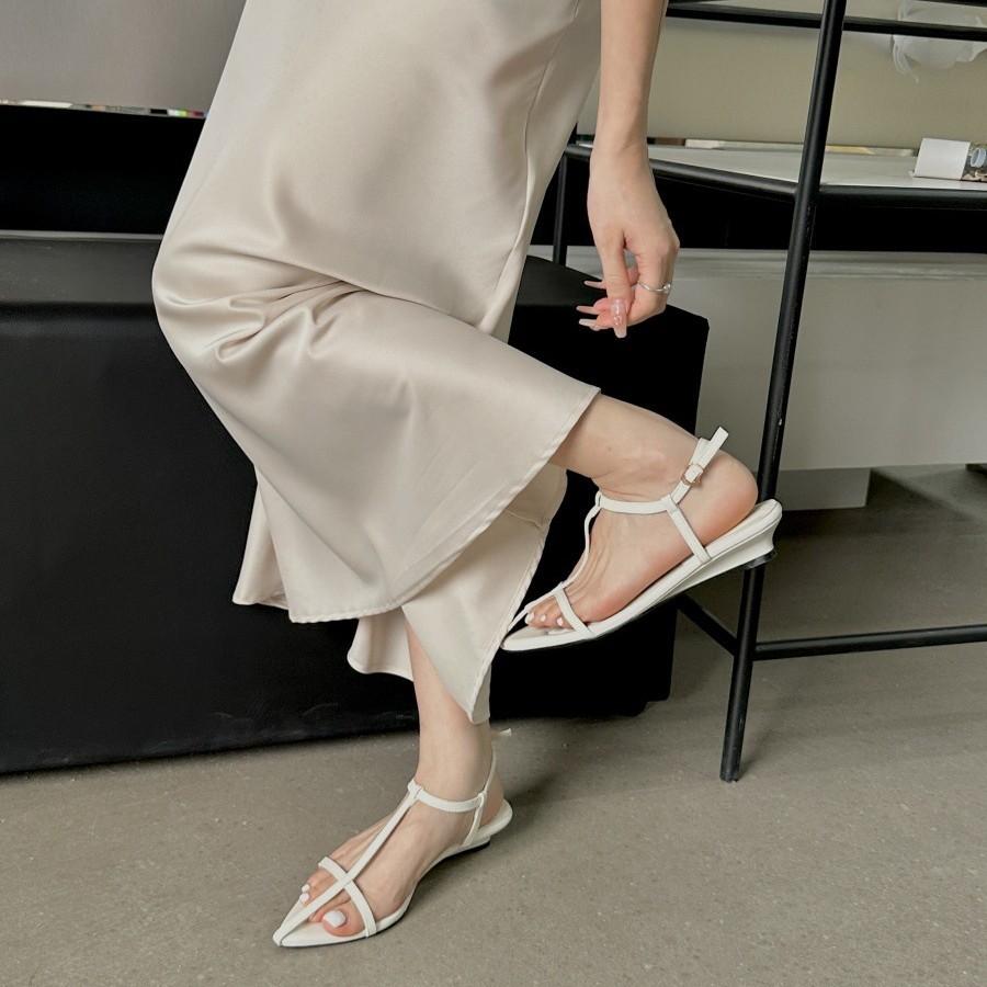 Spot sandals women's 2025 new summer same style thin heel buckle high heels sandals sexy open toes