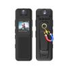 1080P Body Camera with Audio and Video Recording Wearable Body Cam Mini Webcam 180 Degrees  Rotatable Lens