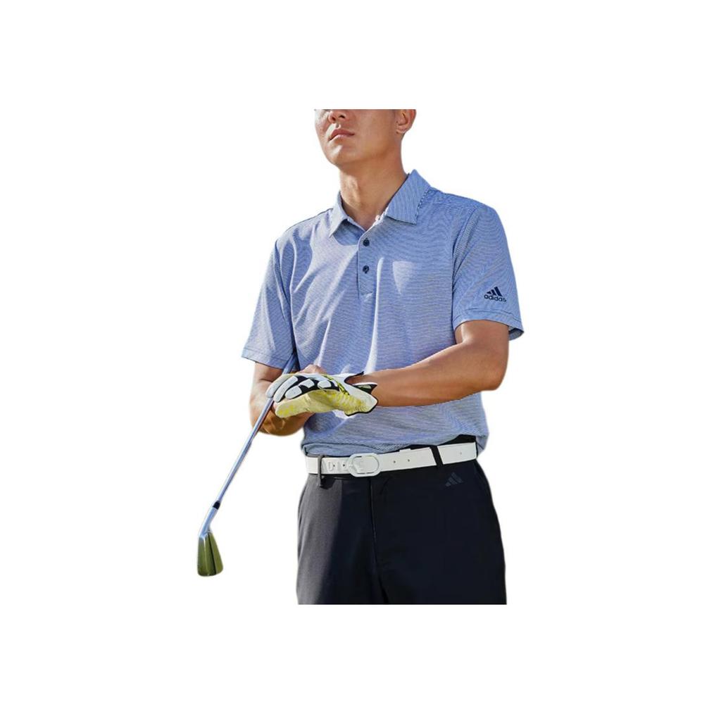 Adidas Рубашка поло в полоску Ottoman, мужская рубашка поло, темно-синяя HR9072