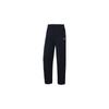 Li Ning Solid Color High Waist Knitted Sports Pants Men Bottoms Black AKLT557-3