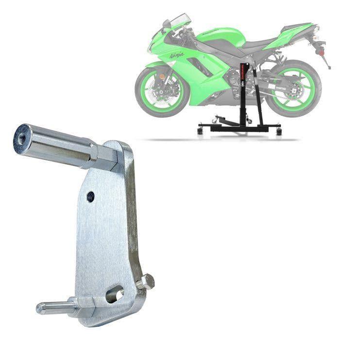 Lève moto centrale ConStands Power-Evo Compatible Kawasaki ZX-6R 07-08 Capacité 300 kg Roulettes doubles