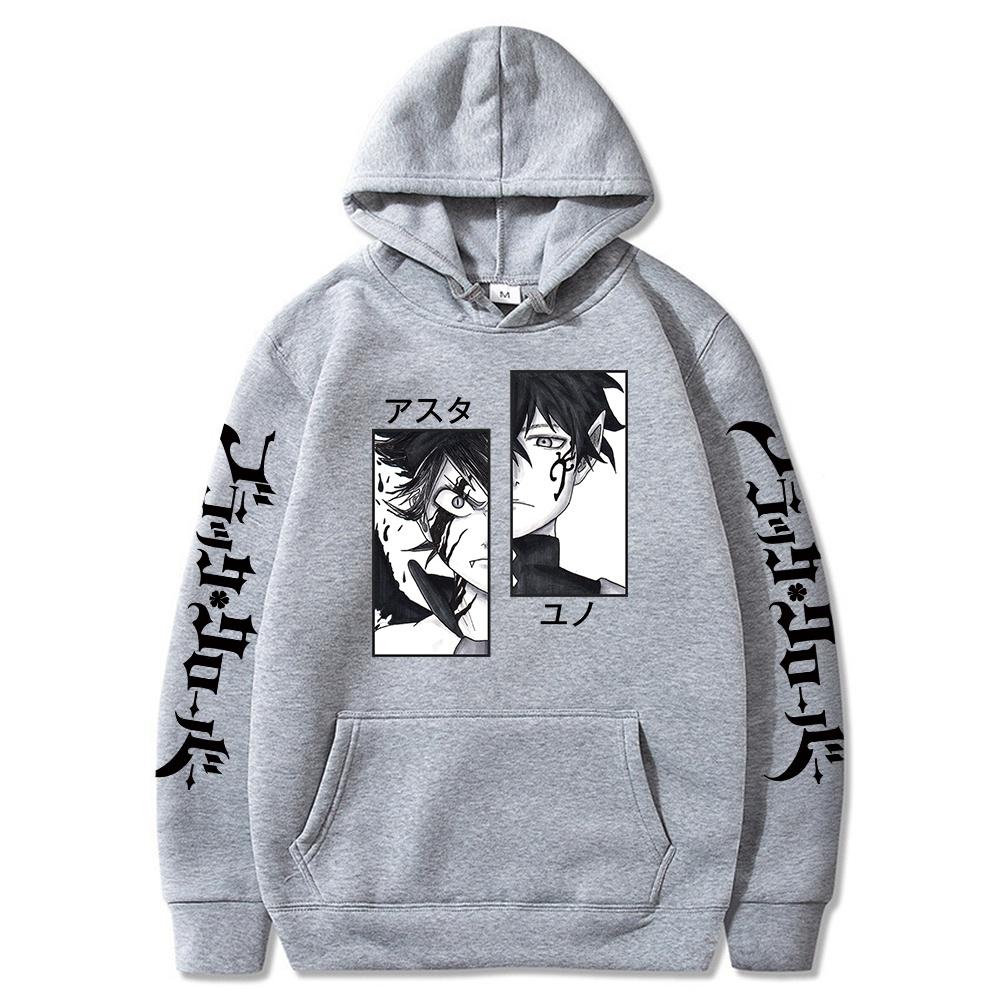 2021 аниме черный клевер толстовка подростковая мода мультфильм толстовка повседневные толстовки