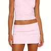 Женская мода Сексуальная Горячая Девушка Короткая Юбка Облегающая Bodycon Цветная Юбка