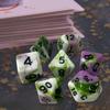 Набор из 7 кубиков для RPG, многогранные, 4 цвета, для кафе ролевых игр