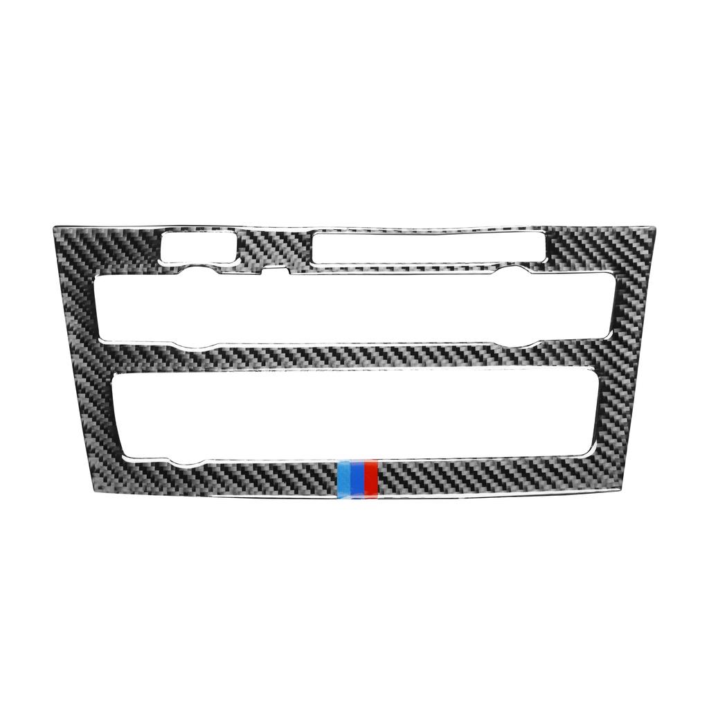 Карбоновый салон автомобиля центр управления CD панель рамка крышка наклейка отделка для BMW F25 X3 2011-2017 F26 X4 2014-2017