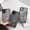 Starry Sky Matte Phone Case For IPhone 18 12 Pro Max 13 11 Pro Max 7 8 Plus XS Max XR 12 Mini X SE2020 Art Planet Transparent Cover
