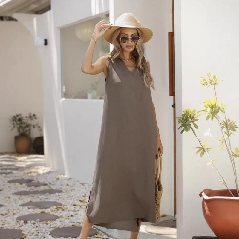 Платье без рукавов Платье без рукавов для женщин