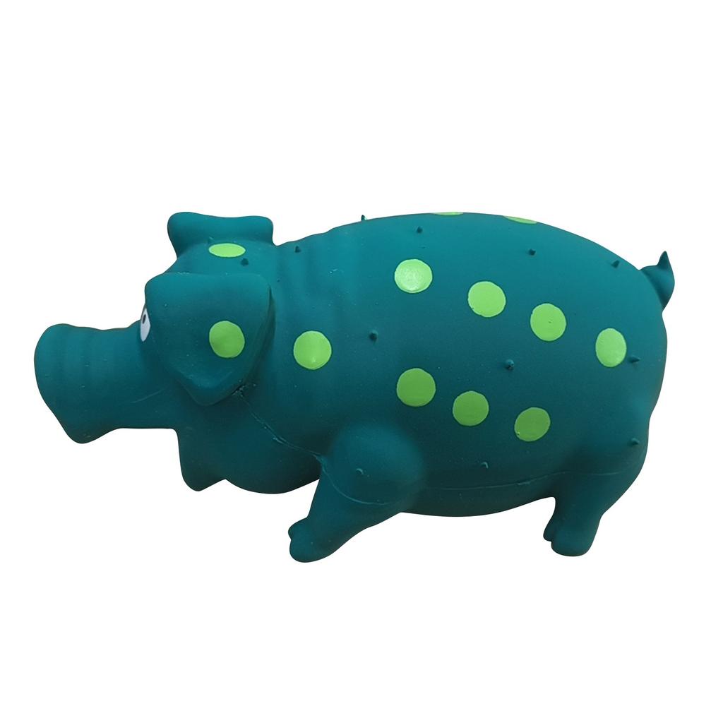 Латексная высокоэластичная декомпрессионная игрушка с хлопковым наполнителем, игрушка для собак, игрушка для домашних животных, устойчивая к жеванию и скрежетанию зубов, обучающая свинья, звук для домашних животных