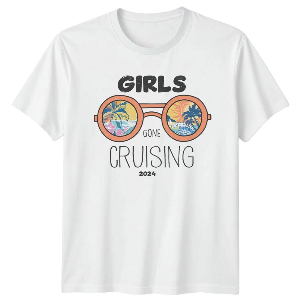 Girls Gone Cruising 2024 Beach Sunglasses Summer TShirt