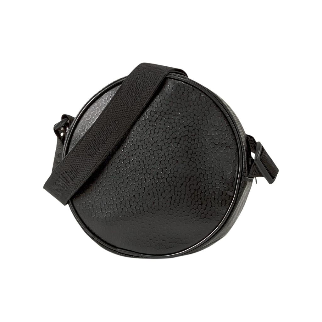 Puma Casual Sports Brand Logo Gold Leather Shoulder Crossbody Bag Unisex bags Black 078307-01
