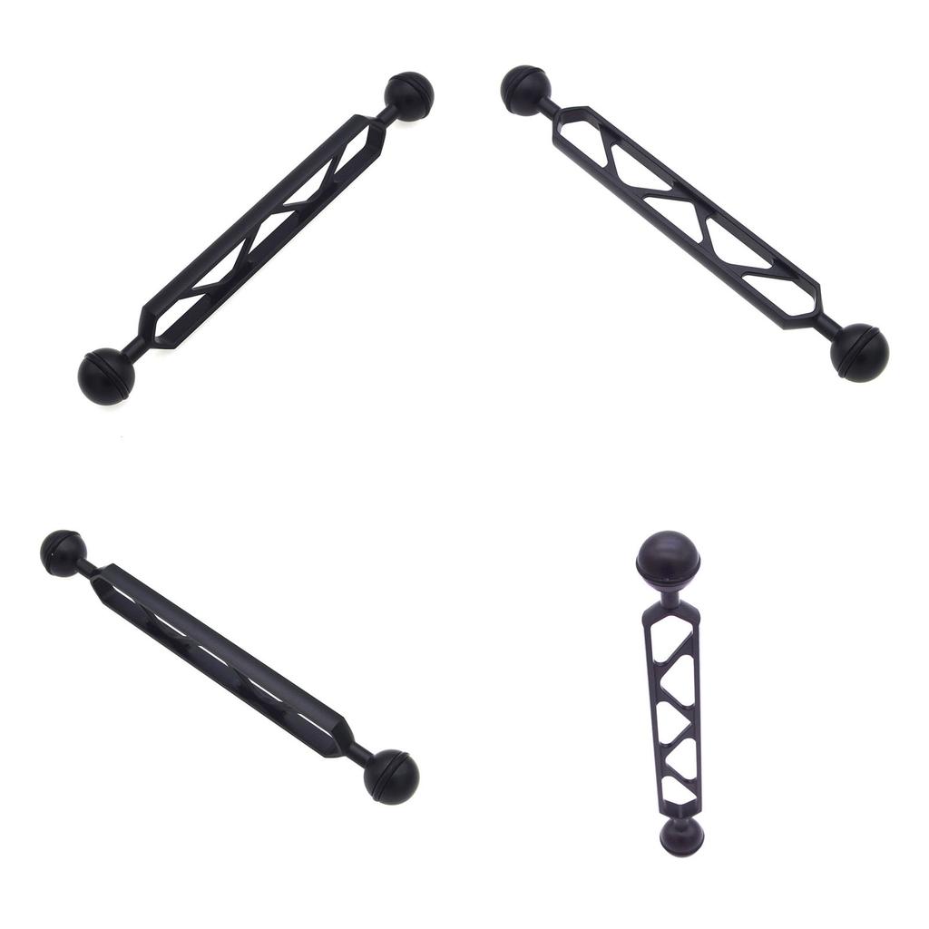 8-дюймовый адаптер с двойным шаровым шарниром, удлинительный рычаг для подводного крепления-зажима, аксессуар для фонаря/подводного фонаря для дайвинга