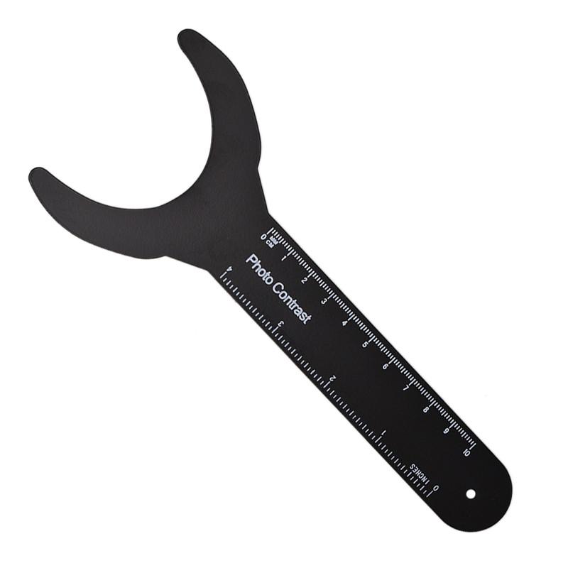 Стоматологический ортодонтический фон, фотоизображение, контрастная доска, пластина для полости рта и щеки со шкалой, автоклавируемая, черная