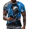 Fashion 3D Spartan Print T Shirt For Men Hip Hop Trend Harajuku Vintage Clothes Summer Short Sleeve Tops Casual O-neck Loose Tee