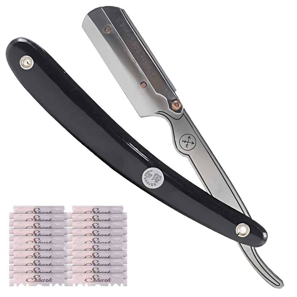 Комплект из 20 сменных лезвий для бритвы Parker Razor Professional с инструкцией на японском языке (Длина 14,6 см/Вес 39 г) Бритва/Компактная/Складная