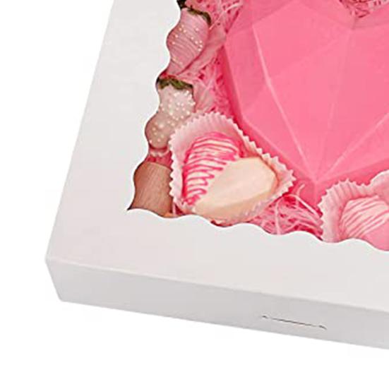 Прочное окно коробки для торта видимое прозрачное, держите в чистоте