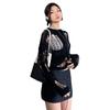 Women Hollowed Knitted Sweater Smock Female Personality Loose Outer Wear Sweater Tops