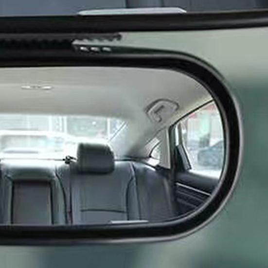 Автомобильное зеркало заднего вида с широким обзором, регулируемым углом обзора, универсальная посадка, простая установка, прямоугольная, слепая зона